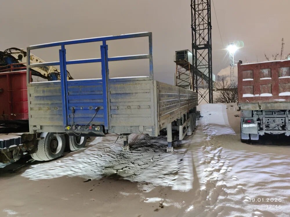Туймазинский завод автобетоновозов 5885 Полуприцеп бортовой 588513 — Б/У, 2023 г.